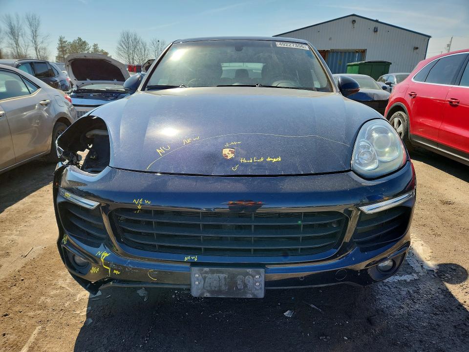 2016 Porsche Cayenne VIN WP1AA2A29GKA14943 COPART salvage auction — FRONT END, On - Permit Salvage, sold $6,700 on 2026-07-30 (photo 5)