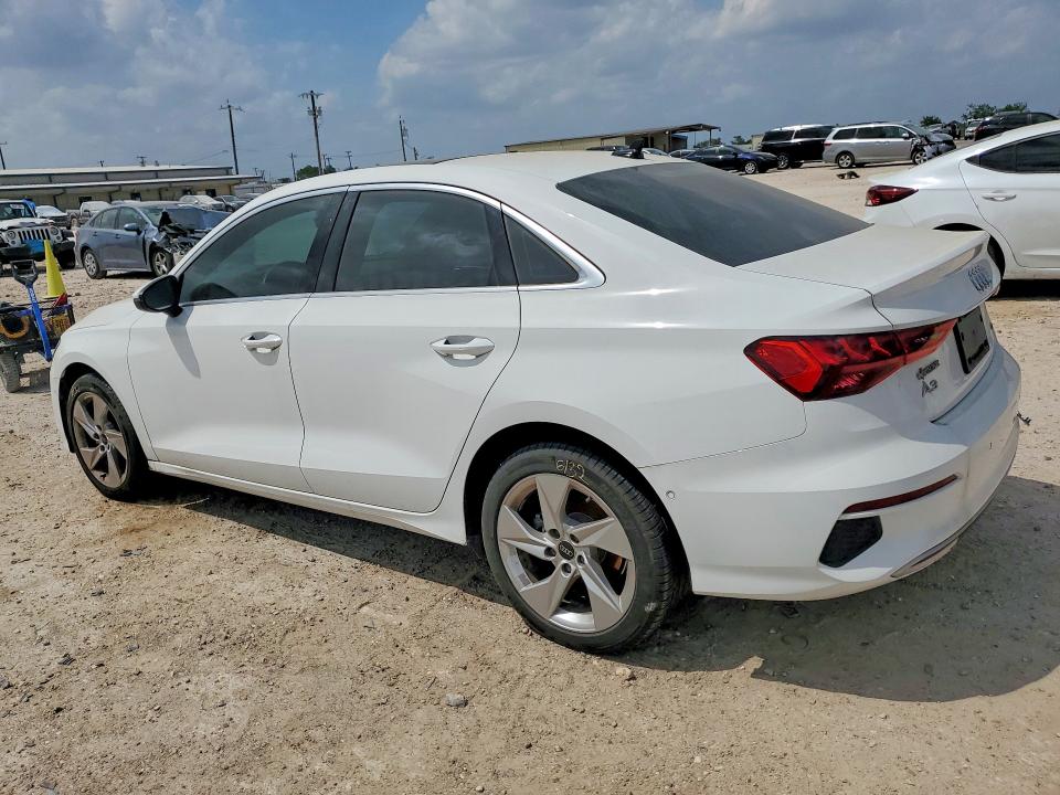 2024 Audi A3 VIN WAUHUDGY7RA014864 COPART salvage auction — UNDERCARRIAGE, Tx - Salvage Vehicle Title, sold $9,800 on 2026-07-30 (photo 2)