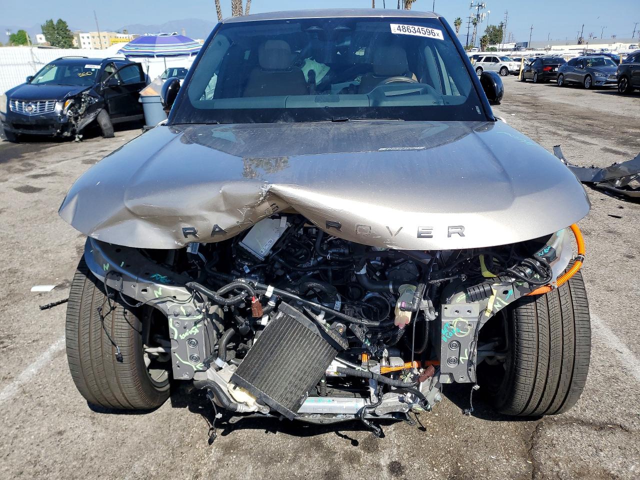 2025 Land Rover Range Rover VIN SALKPBE91SA312924 COPART salvage auction — Front End, CA - SALVAGE CERTIFICATE, sold $50,500 on 2026-07-10 (photo 5)