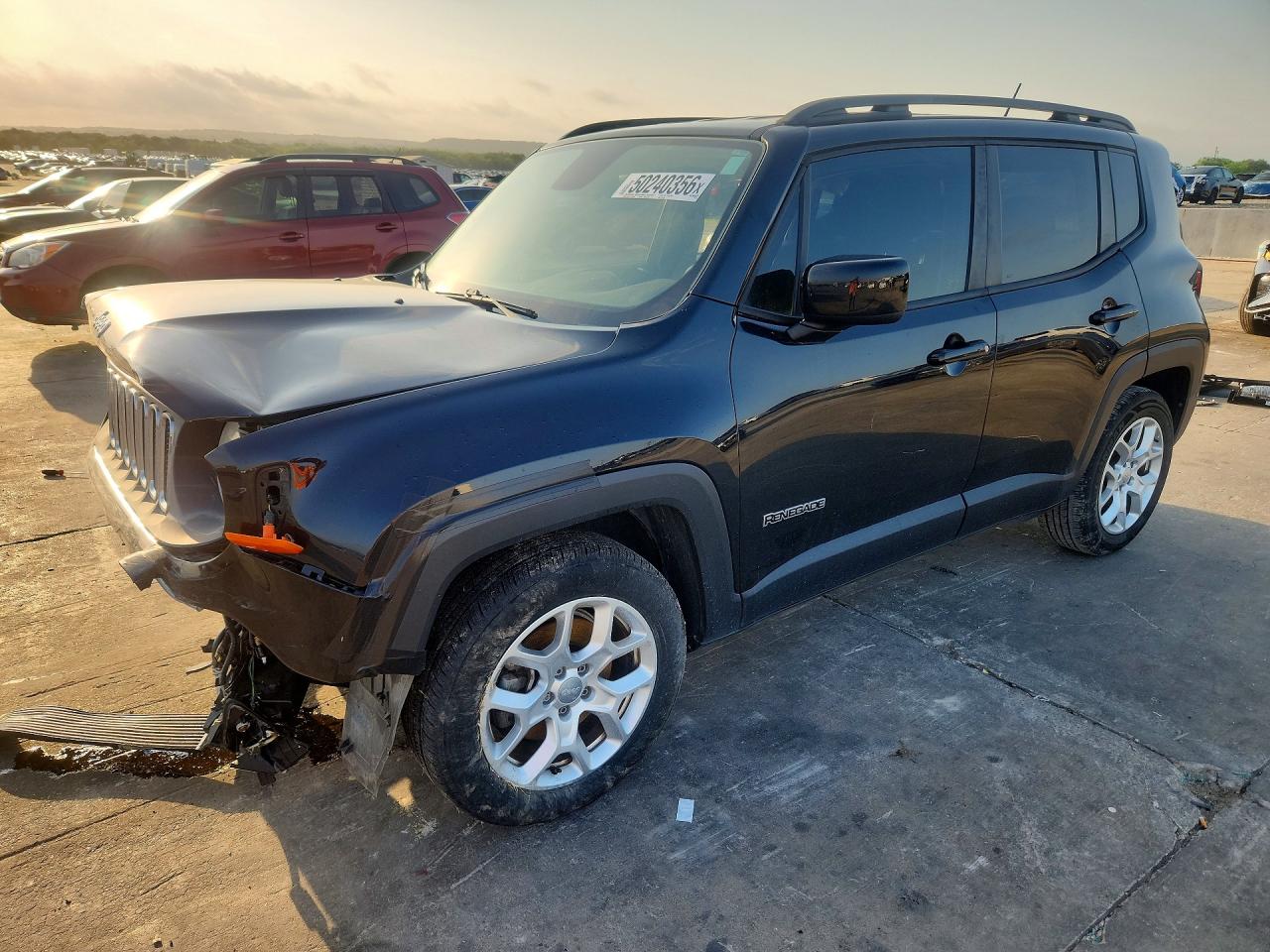 2015 Jeep Renegade VIN ZACCJABT7FPC27325 COPART salvage auction — Front End, TX - SALVAGE VEHICLE TITLE, sold $275 on 2026-07-09 (photo 1)