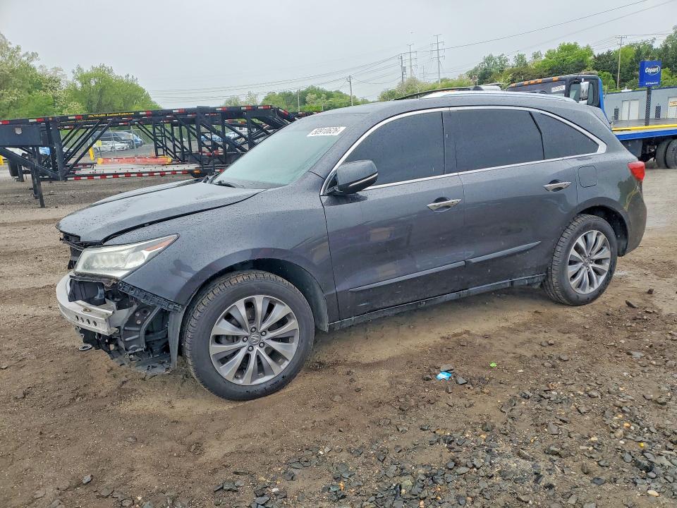 2014 Acura Mdx VIN 5FRYD4H64EB008469 COPART salvage auction — FRONT END, Md - Cert Of Salvage > 75% Damage, sold $2,650 on 2026-07-02 (photo 1)