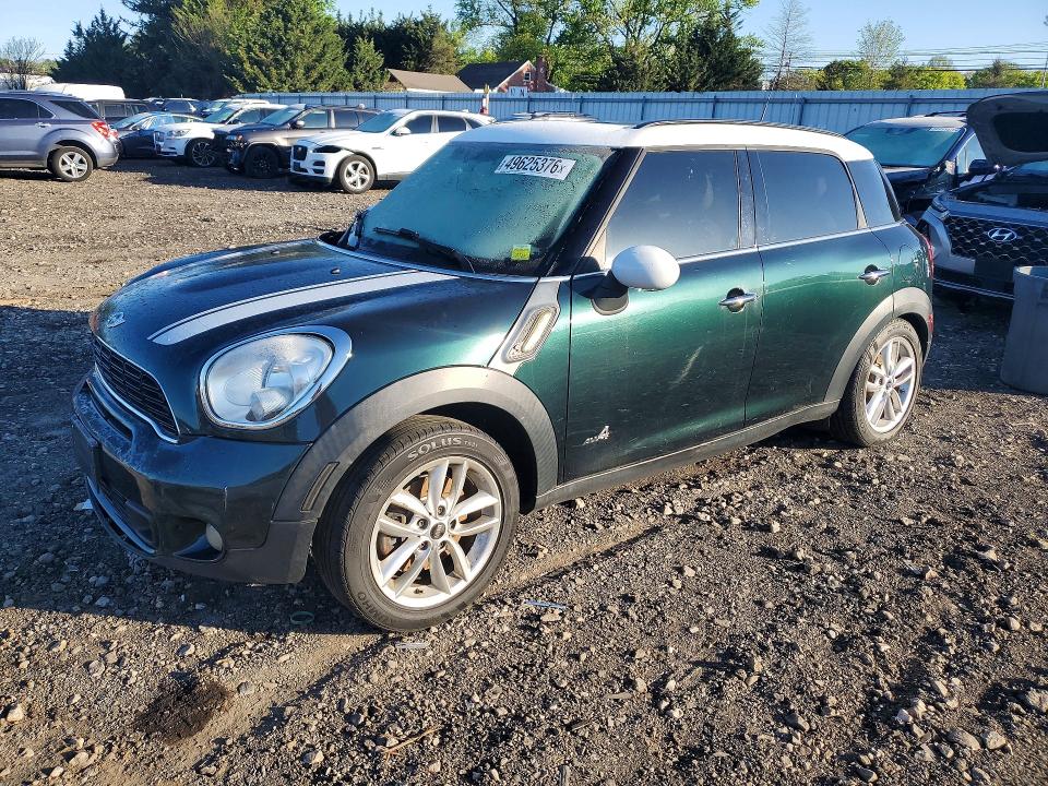 2014 Mini VIN WMWZC5C57EWP35353 COPART salvage auction — FRONT END, Salvage Title, sold $450 on 2026-07-27 (photo 1)