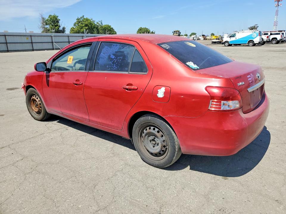 2008 Toyota Yaris VIN JTDBT923681211947 COPART salvage auction — FRONT END, Ca - App For Dup Clean Or Ac, sold $600 on 2026-07-31 (photo 2)