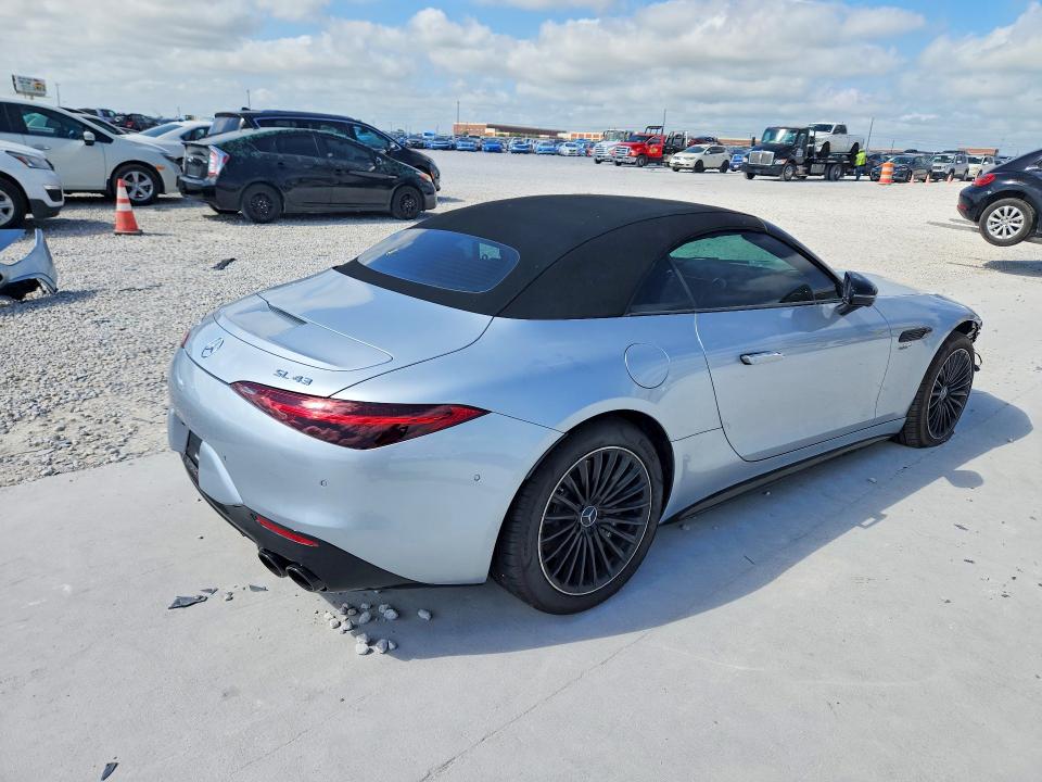 2025 Mercedes-benz Sl-klasse VIN W1KVK5AB6SF023284 COPART salvage auction — FRONT END, Tx - Certificate Of Title, sold $48,750 on 2026-08-04 (photo 3)