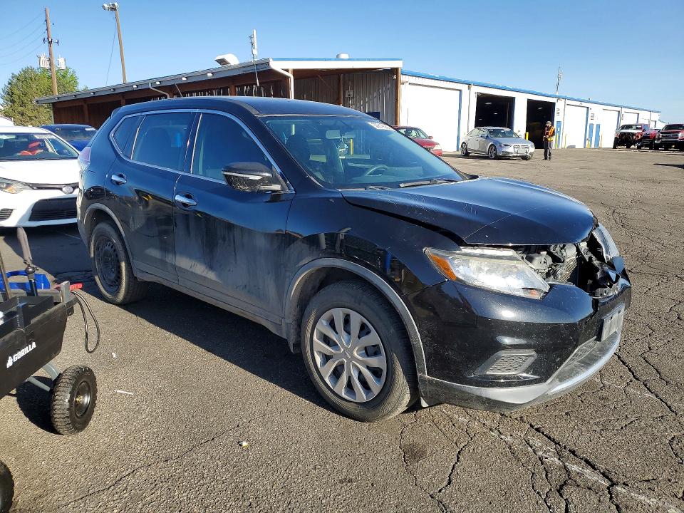 2015 Nissan Rogue VIN KNMAT2MVXFP568222 COPART salvage auction — FRONT END, Co - Public - Salvage Title, sold $1,350 on 2026-07-09 (photo 4)