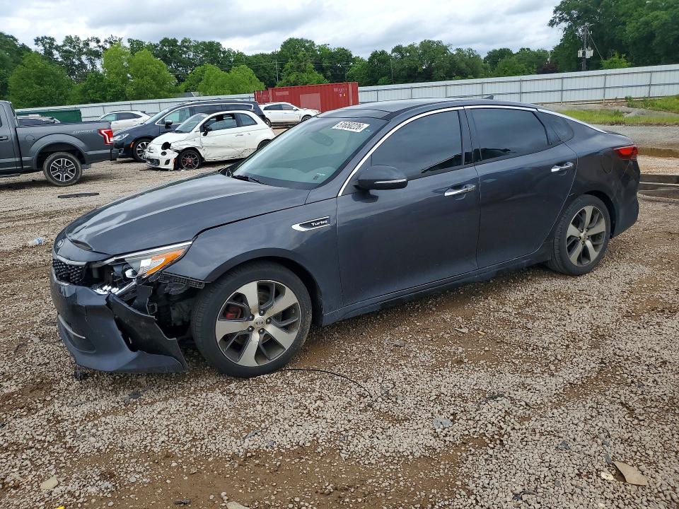 2018 Kia Optima VIN 5XXGW4L20JG221955 COPART salvage auction — FRONT END, Al - Cert Of Title-Salvage Title, sold $2,550 on 2026-07-07 (photo 1)