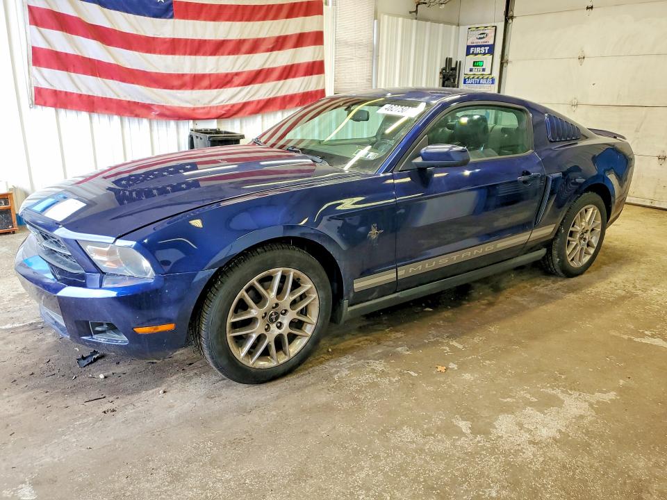 2012 Ford Mustang VIN 1ZVBP8AM2C5252180 COPART salvage auction — FRONT END, Pa - Certificate Of Salvage, sold $650 on 2026-07-09 (photo 1)