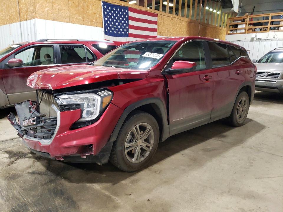 2023 Gmc Terrain VIN 3GKALTEG3PL264141 COPART salvage auction — FRONT END, Ak - Bill Of Sale- Salvage, sold $6,500 on 2026-07-28 (photo 1)