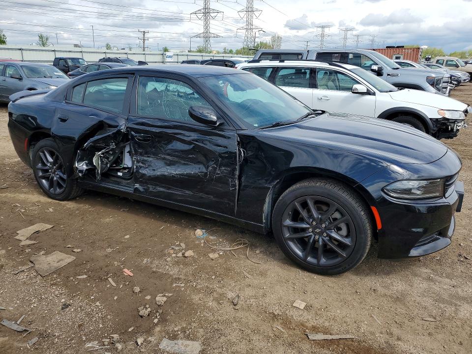 2022 Dodge Charger VIN 2C3CDXJG8NH126930 COPART salvage auction — SIDE, Il - Salvage Certificate, sold $6,800 on 2026-07-02 (photo 4)