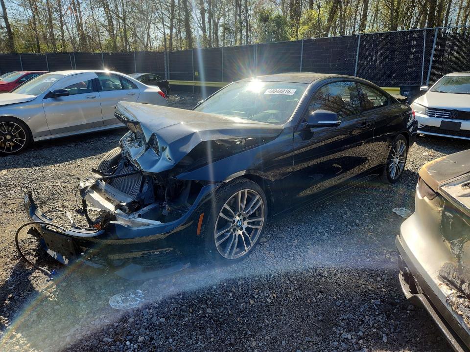 2015 BMW 4er VIN WBA3N7C54FK224509 COPART salvage auction — FRONT END, Id - Salvage Certificate Of Title, sold $275 on 2026-08-04 (photo 1)