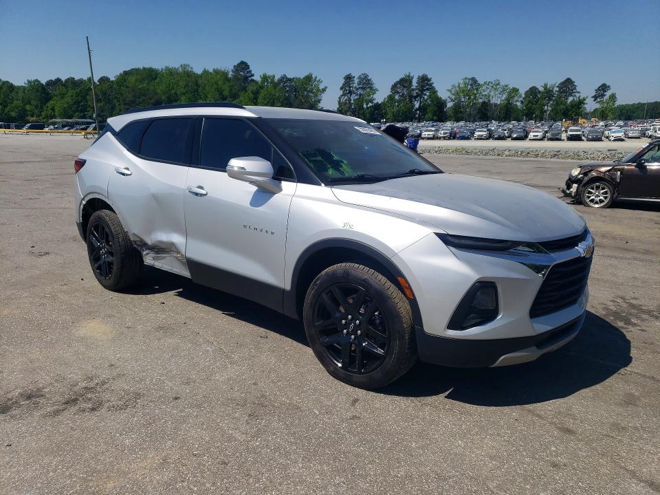 2022 Chevrolet Blazer VIN 3GNKBCR45NS178049 COPART salvage auction — SIDE, Nc - Salvage Certificate Of Title, sold $8,100 on 2026-07-02 (photo 4)
