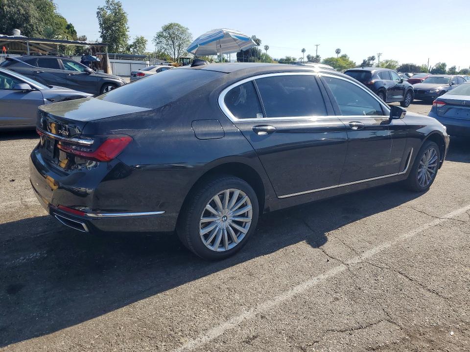 2022 BMW 7er VIN WBA7T2C08NCH89744 COPART salvage auction — FRONT END, CA, sold $3,400 on 2026-07-28 (photo 3)