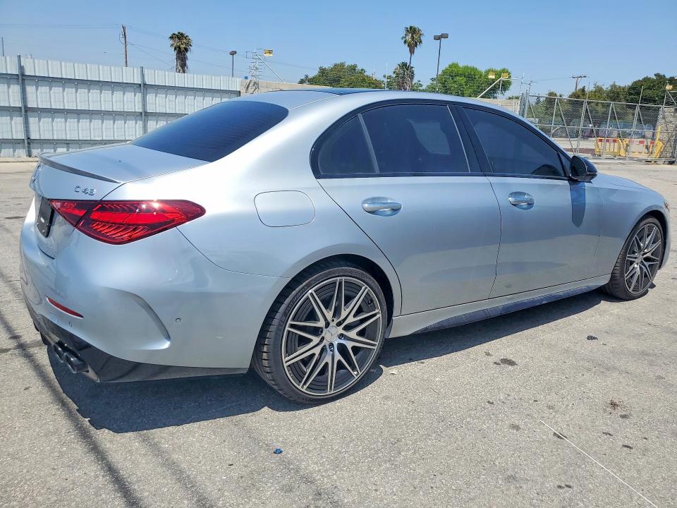 2025 Mercedes-benz C-klasse VIN W1KAF8HB9SR252227 COPART salvage auction — SIDE, Ca - Salvage Certificate, sold $22,400 on 2026-07-09 (photo 3)