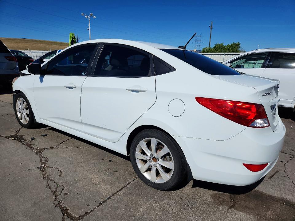 2012 Hyundai Accent VIN KMHCU4AE2CU227492 COPART salvage auction — FRONT END, Co - Public - Salvage Title, sold $425 on 2026-07-27 (photo 2)