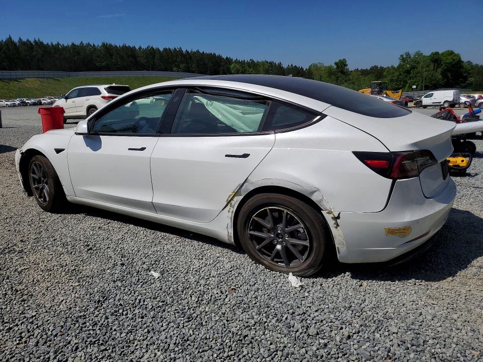 2021 Tesla Model 3 VIN 5YJ3E1EA9MF093971 COPART salvage auction — FRONT END, Ca - Salvage Certificate, sold $4,550 on 2026-07-16 (photo 2)