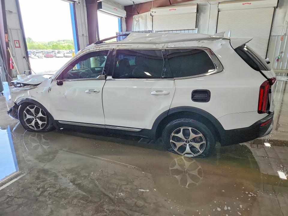 2021 Kia Telluride VIN 5XYP3DHC6MG161660 COPART salvage auction — ROLLOVER, Il - Salvage Certificate, sold $1,950 on 2026-07-06 (photo 2)