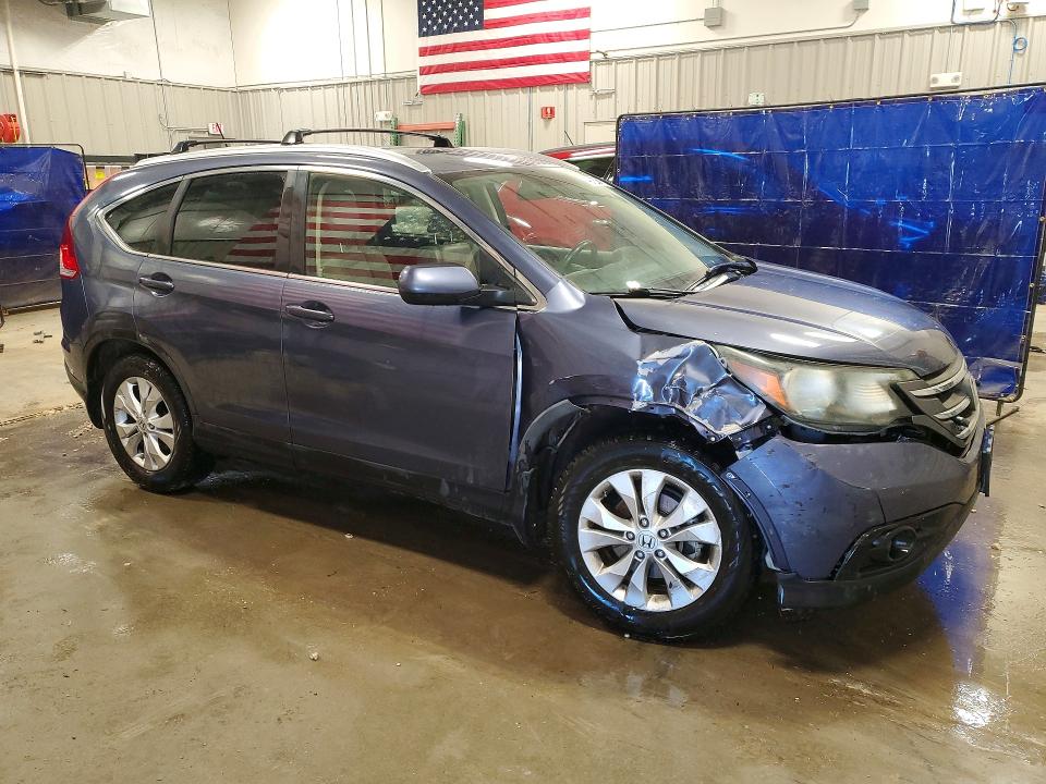 2012 Honda Cr-v VIN JHLRM4H77CC012320 COPART salvage auction — FRONT END, Mt - Salvage Certificate Of A Vehic, sold $2,950 on 2026-07-22 (photo 4)