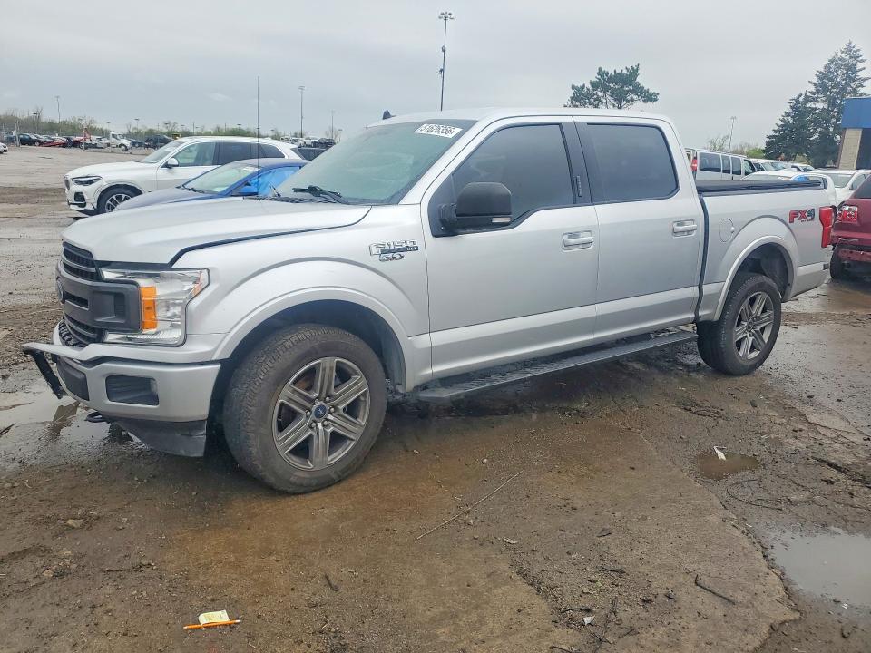 2019 Ford F-150 VIN 1FTEW1E52KFA12228 COPART salvage auction — FRONT END, Mi - Certificate Of Title, sold $10,100 on 2026-07-02 (photo 1)