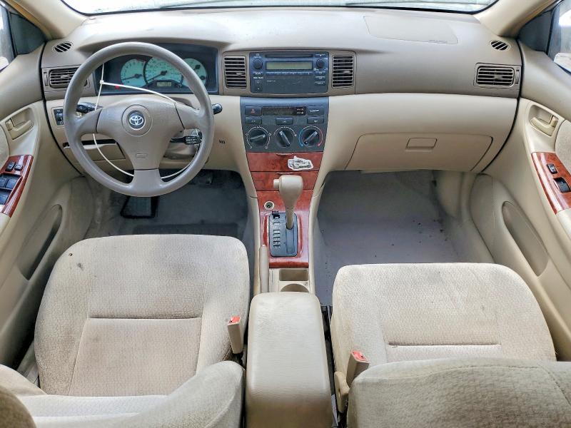 2003 Toyota Corolla VIN 1NXBR32E43Z163073 COPART salvage auction — REAR END, Ga - Cert Of Title-Salvage, sold $775 on 2026-07-10 (photo 8)