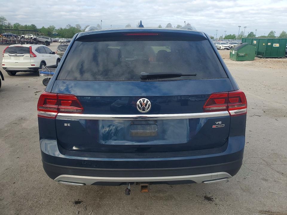 2018 Volkswagen Atlas VIN 1V2LR2CA6JC584440 COPART salvage auction — HAIL, Mo - Salvage Certificate Of Title, sold $4,950 on 2026-07-10 (photo 6)