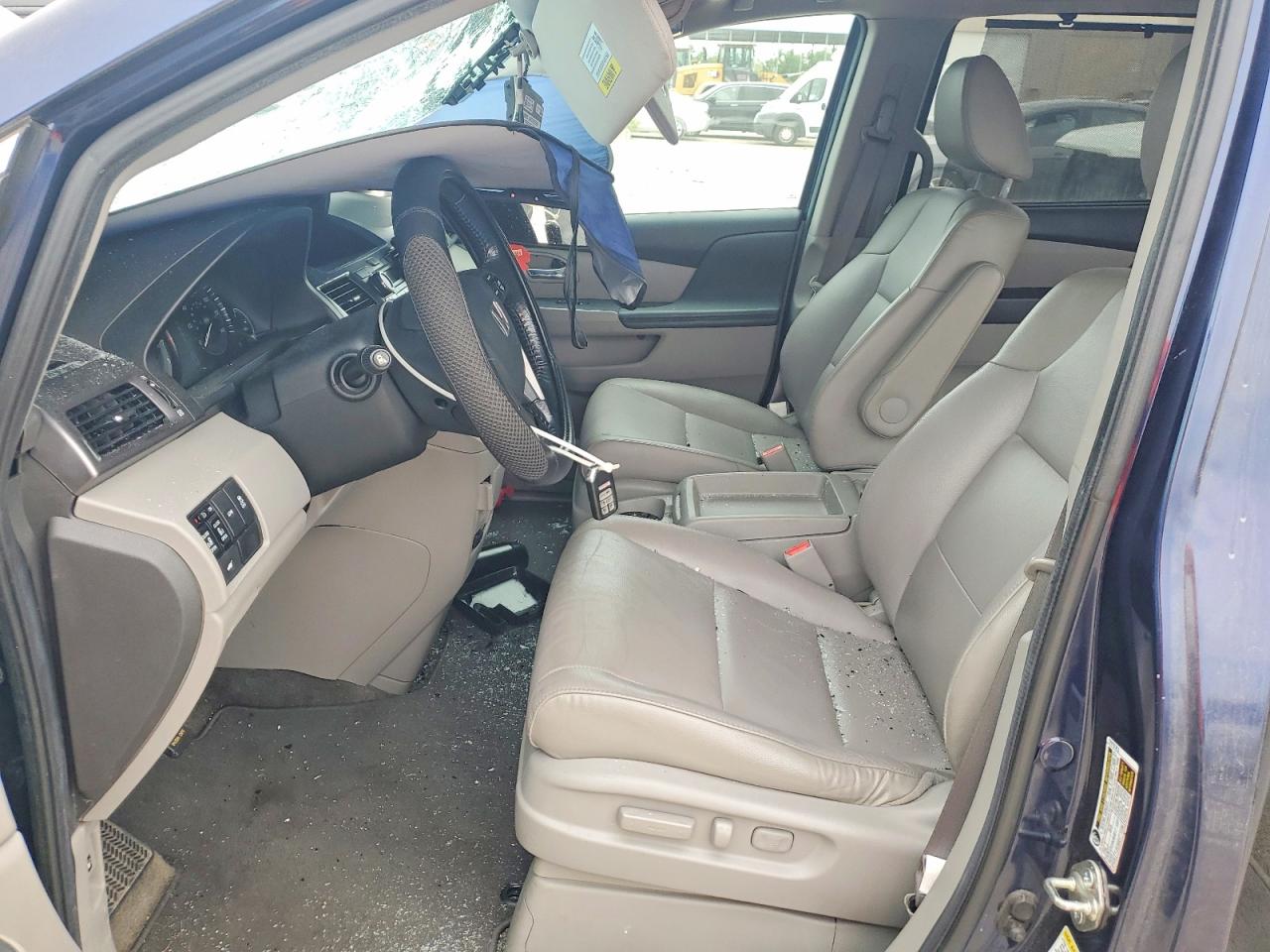 2014 Honda Odyssey VIN 5FNRL5H68EB035799 COPART salvage auction — Top/Roof, TX - SALVAGE VEHICLE TITLE, sold $1,550 on 2026-07-07 (photo 7)