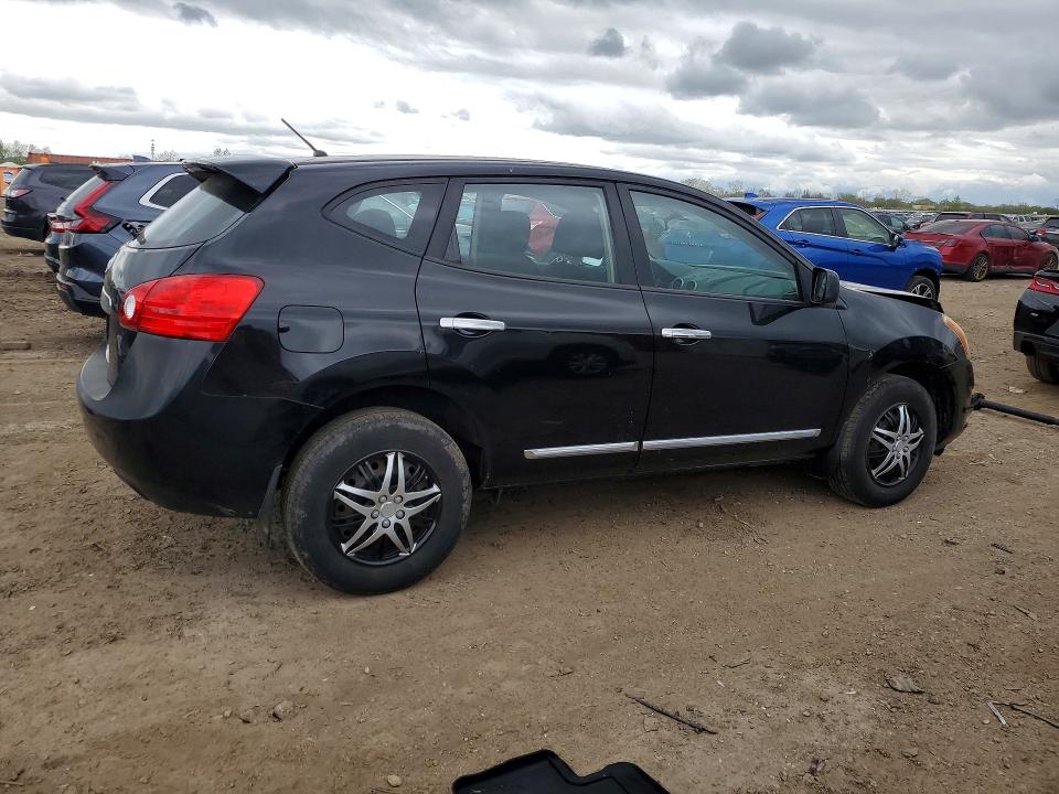 2013 Nissan Rogue VIN JN8AS5MT0DW022247 COPART salvage auction — FRONT END, Il - Salvage Certificate, sold $275 on 2026-07-23 (photo 3)