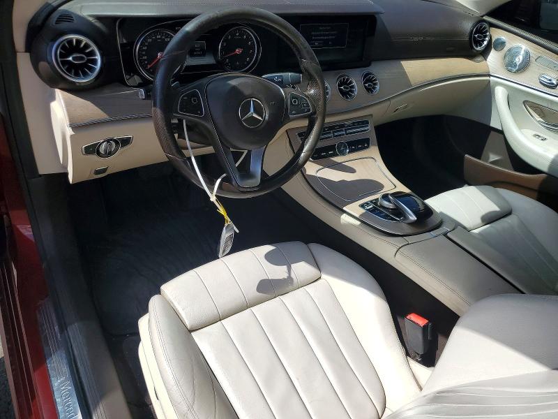 2018 Mercedes-benz E-class VIN WDD1J6FB1JF022719 COPART salvage auction — MINOR DENT/SCRATCHES, Ca - Dis/Dlr/Exp Only Clean Title, sold $7,800 on 2026-07-17 (photo 8)