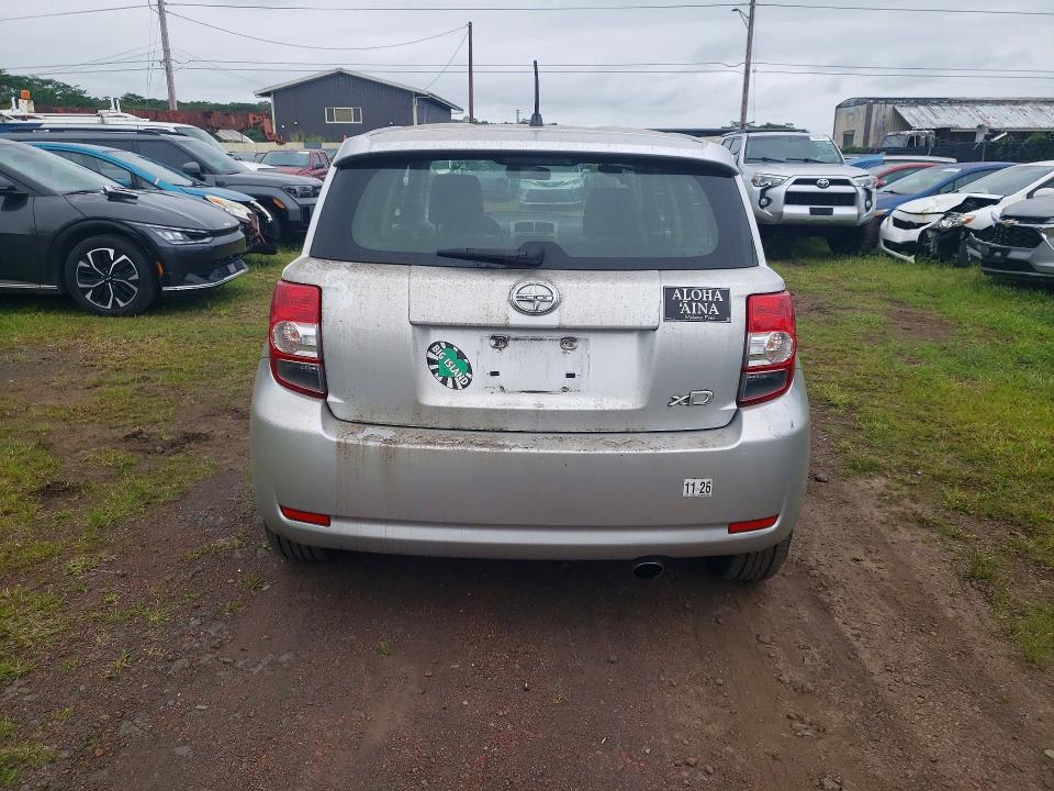 2012 Scion Xd VIN JTKKU4B44C1028394 COPART salvage auction — ALL OVER, Hi - Certificate Of Salvage, sold $500 on 2026-07-13 (photo 6)