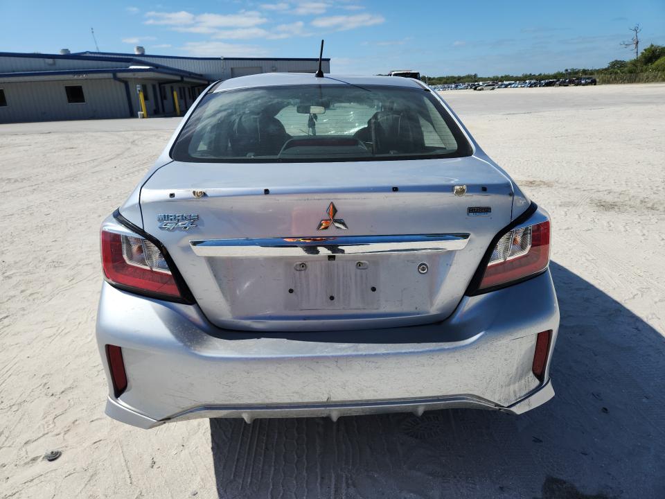 2021 Mitsubishi Mirage VIN ML32FUFJ6MHF03723 COPART salvage auction — FRONT END, Fl - Certificate Of Destruction, sold $1,500 on 2026-07-15 (photo 6)
