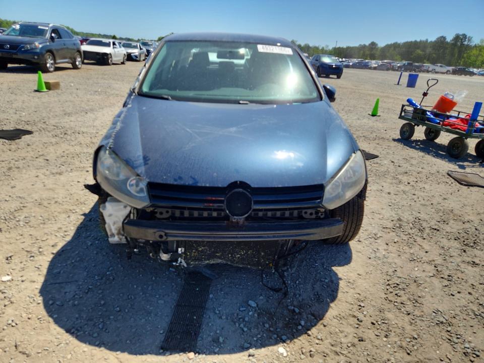 2012 Volkswagen Golf VIN WVWDA7AJ3CW237727 COPART salvage auction — SIDE, Nc - Salvage Certificate Of Title, sold $225 on 2026-07-13 (photo 5)