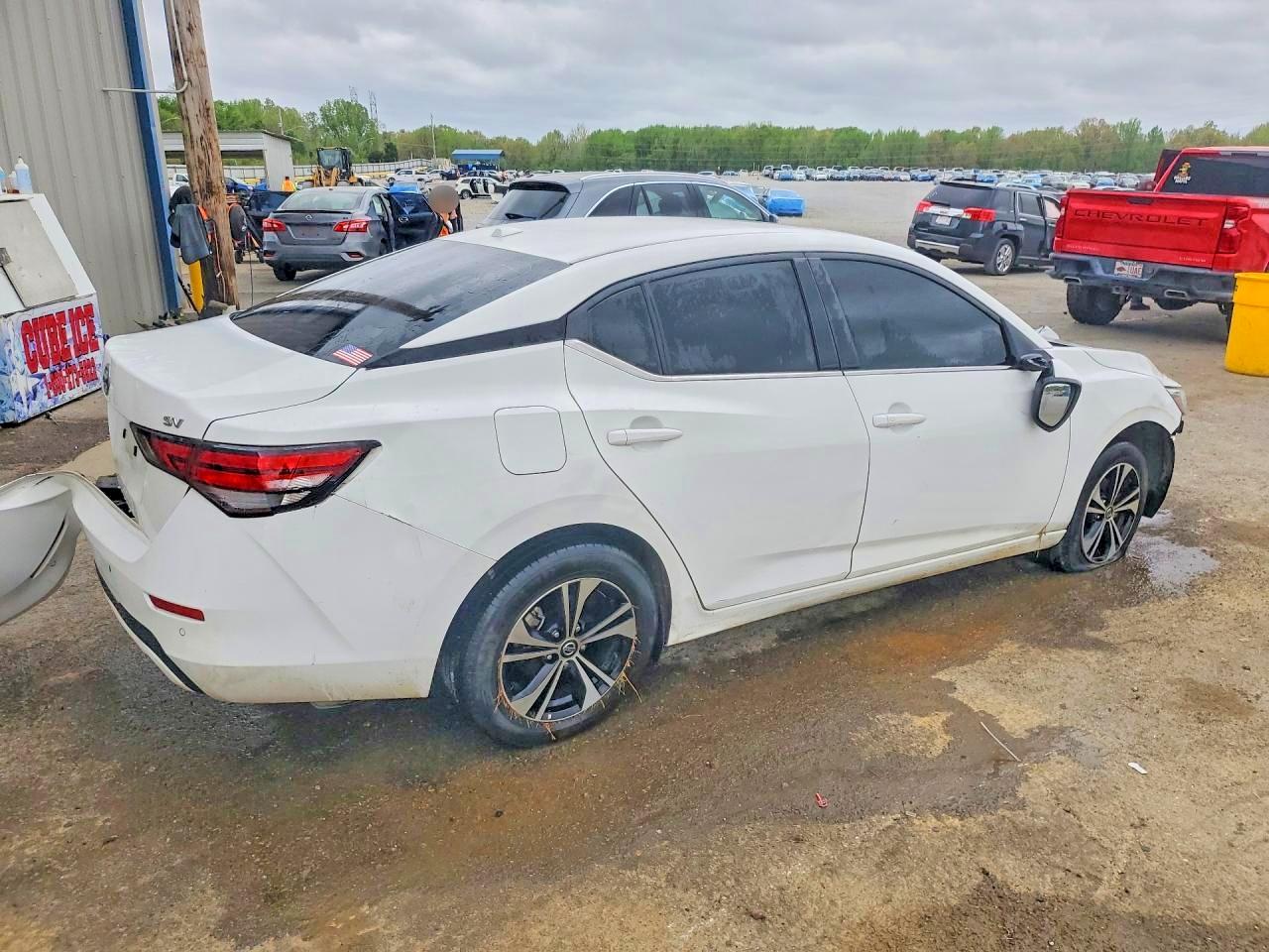 2022 Nissan Sentra VIN 3N1AB8CV0NY260953 COPART salvage auction — Rear End, ID - SALVAGE CERTIFICATE OF TITLE, sold $1,650 on 2026-07-09 (photo 3)