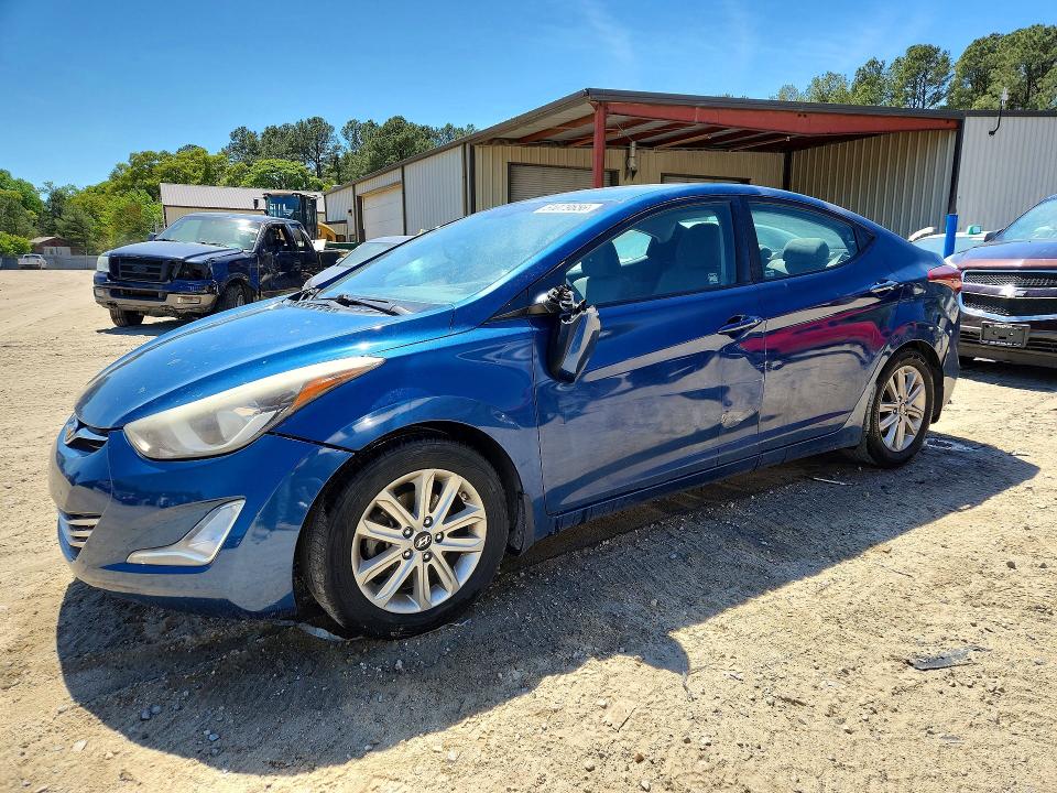2015 Hyundai Elantra VIN KMHDH4AE6FU381961 COPART salvage auction — SIDE, De - Salvage Certificate, sold $1,050 on 2026-07-07 (photo 1)