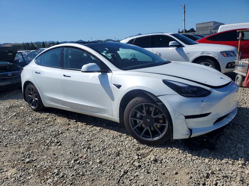 2023 Tesla Model 3 VIN 5YJ3E1EA9PF403024 COPART salvage auction — ROOF, Ca - Salvage Certificate, sold $7,100 on 2026-07-02 (photo 4)
