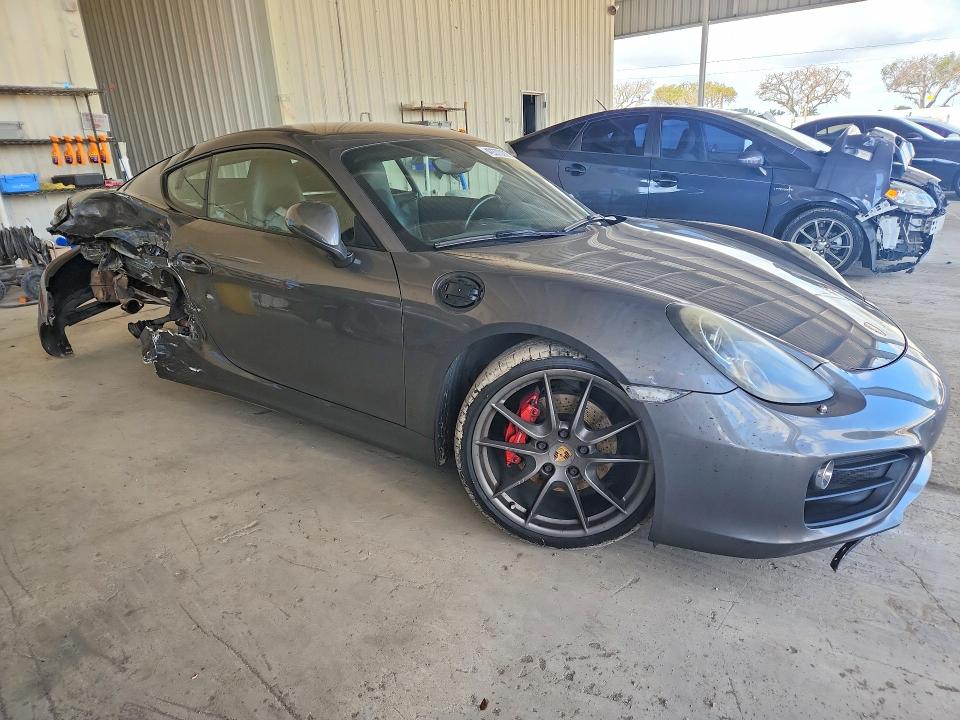 2016 Porsche Cayman VIN WP0AB2A86GK185409 COPART salvage auction — REAR END, Fl - Cert Of Title Slvg Rebuildable, sold $9,900 on 2026-09-01 (photo 4)