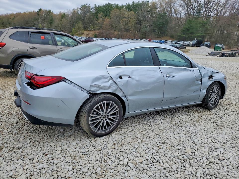 2025 Mercedes-benz Cla-class VIN W1K5J4GB0SN557925 COPART salvage auction — FRONT END, Fl - Certificate Of Destruction, sold $17,700 on 2026-07-29 (photo 3)