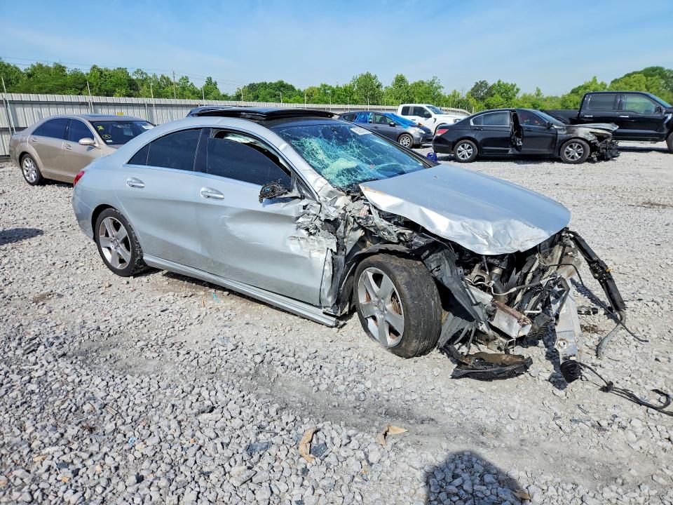 2015 Mercedes-benz VIN WDDSJ4GB9FN217830 COPART salvage auction — FRONT END, Salvage Title, sold $350 on 2026-07-14 (photo 4)
