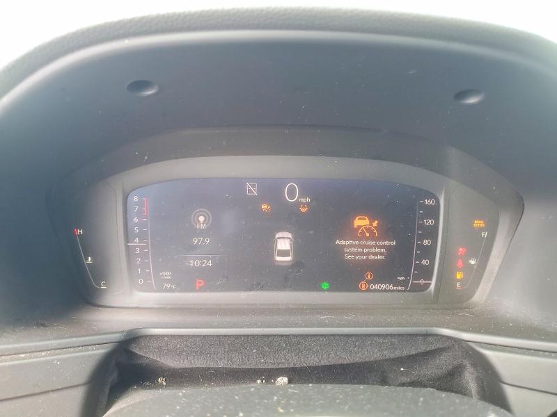 2023 Honda VIN 1HGCY1F35PA032395 COPART salvage auction — FRONT END, Tx - Salvage Vehicle Title, sold $5,800 on 2026-07-02 (photo 9)