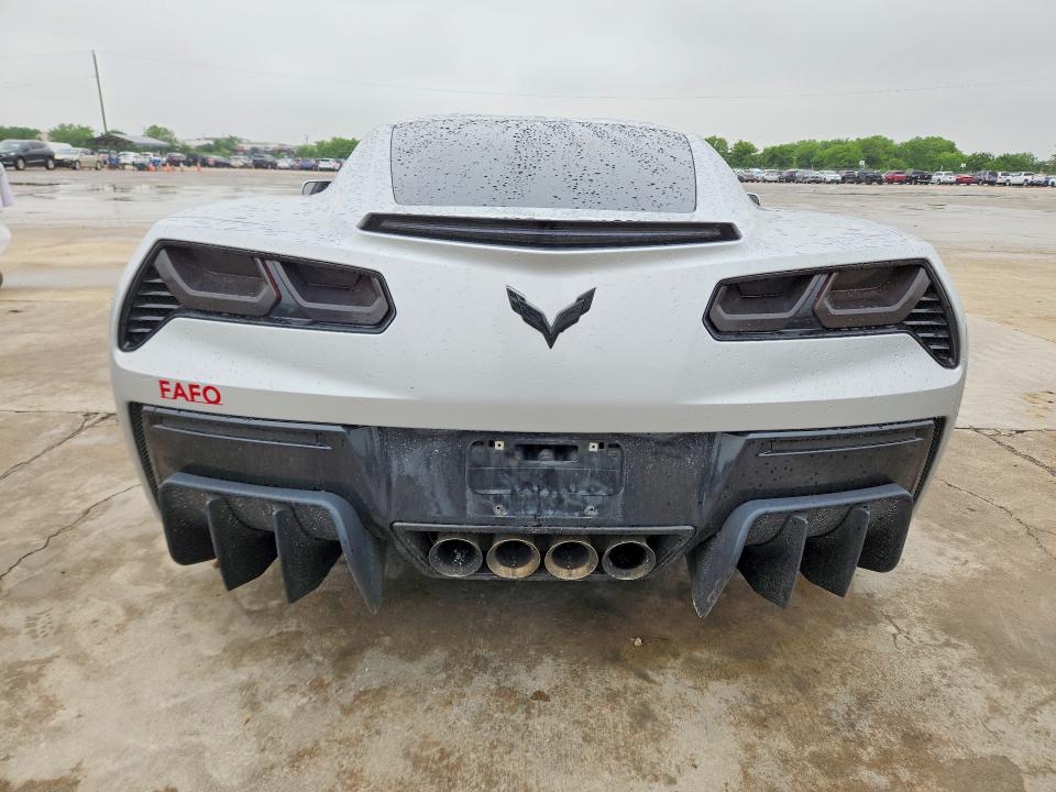2019 Chevrolet Corvette VIN 1G1YA2D71K5101498 COPART salvage auction — FRONT END, Nm - Cert Of Title-Salvage, sold $12,000 on 2026-07-02 (photo 6)