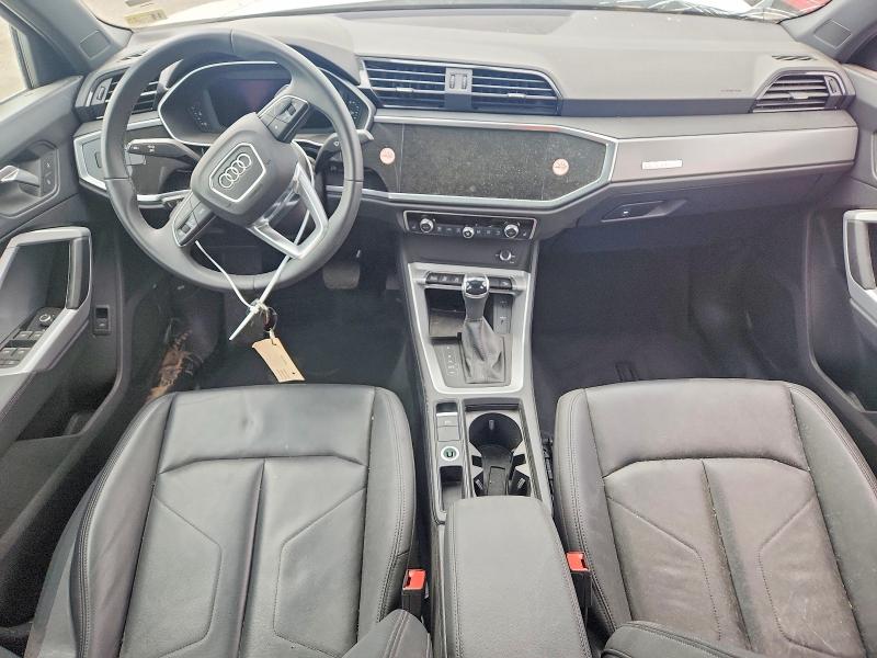 2025 Audi Q3 VIN WA1DECF37S1010120 COPART salvage auction — FRONT END, Fl - Parts Only, sold $2,700 on 2026-07-09 (photo 8)