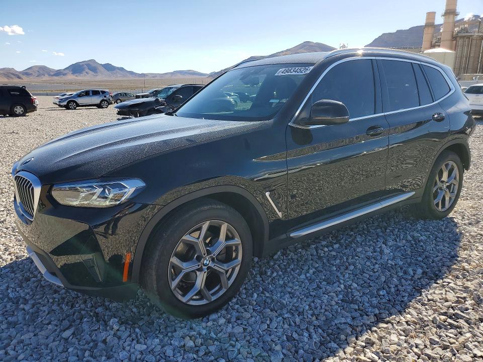 2023 BMW X3 VIN WBX47DP01PN191258 COPART salvage auction — REAR END, Nv - Salvage Title, sold $16,700 on 2026-07-08 (photo 1)