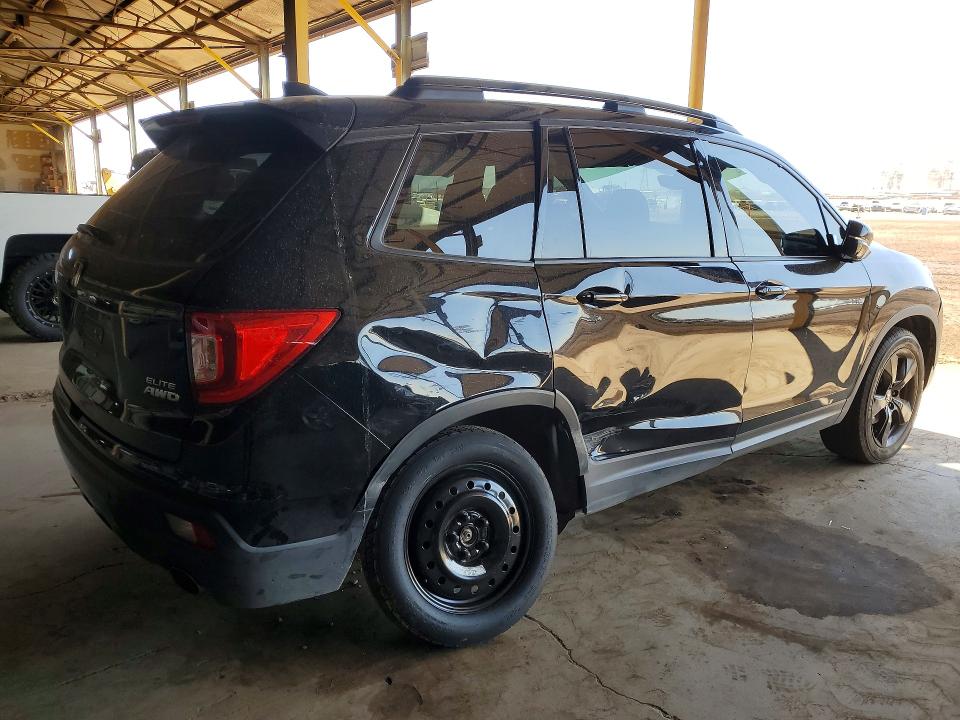 2021 Honda Passport VIN 5FNYF8H0XMB028044 COPART salvage auction — SIDE, AZ - CERT OF TITLE - SALVAGE, sold $7,400 on 2026-07-20 (photo 3)