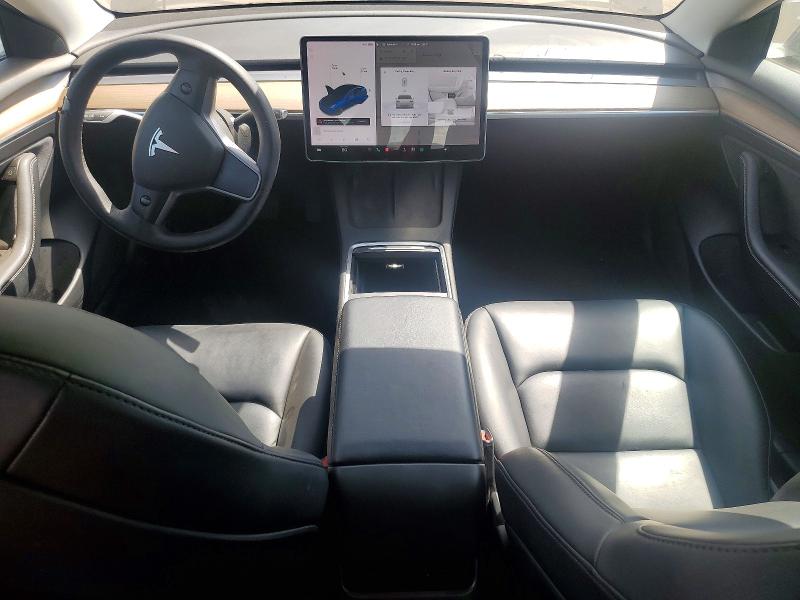 2021 Tesla Model 3 VIN 5YJ3E1EB1MF961776 COPART salvage auction — REAR END, Il - Salvage Certificate, sold $6,100 on 2026-07-21 (photo 8)