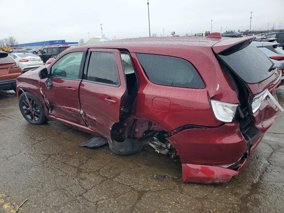 2022 Dodge Durango VIN 1C4RDJDG1NC160726 COPART salvage auction — REAR END, Oh - Cert Of Title-Salvage, sold $7,600 on 2026-07-24 (photo 2)