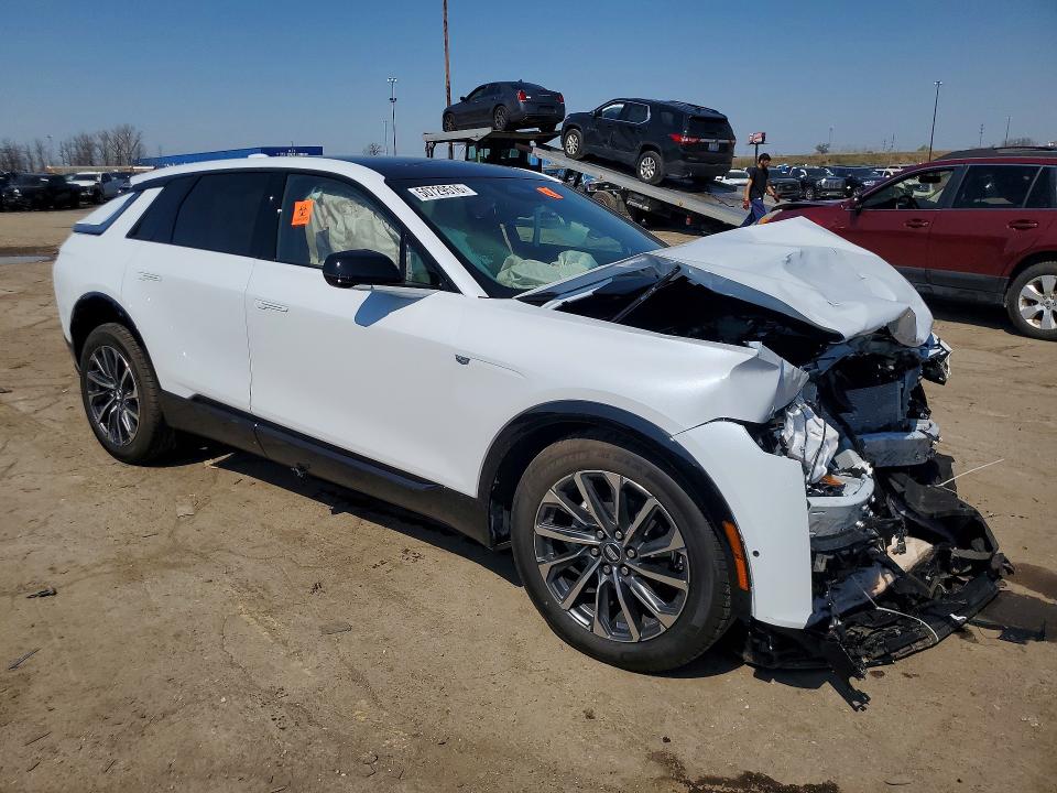 2026 Cadillac Lyriq VIN 1GYKPURL0TZ308871 COPART salvage auction — FRONT END, Mi - Cert Of Title-Salvage Vehicle, sold $8,500 on 2026-07-02 (photo 4)