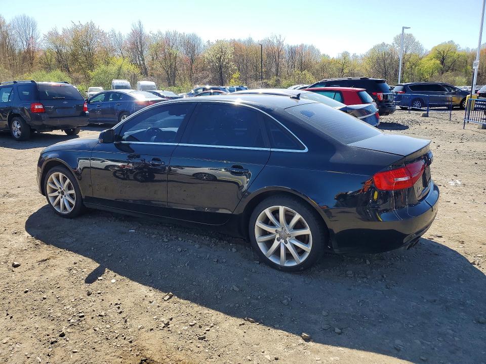 2013 Audi A4 VIN WAUHFAFL0DA185494 COPART salvage auction — REAR END, Fl - Certificate Of Title, sold $1,900 on 2026-07-21 (photo 2)