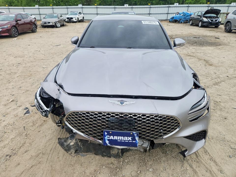 2023 Genesis G70 VIN KMTG34TA0PU116594 COPART salvage auction — FRONT END, Id - Salvage Certificate Of Title, sold $4,950 on 2026-07-14 (photo 5)