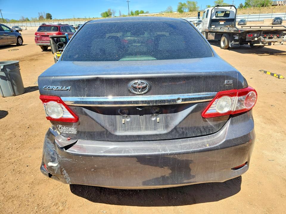 2012 Toyota Corolla VIN JTDBU4EE6C9173319 COPART salvage auction — REAR END, Co - Salvage Title, sold $1,000 on 2026-07-06 (photo 6)