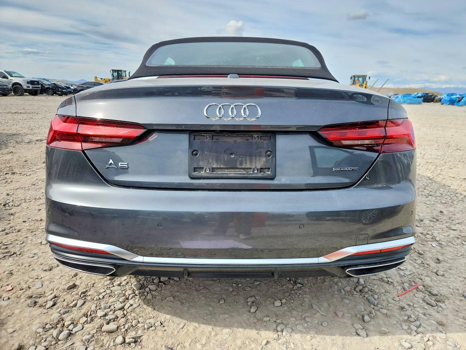 2023 Audi A5 VIN WAU4AGF53PN008789 COPART salvage auction — FRONT END, Ut - Salvage Certificate, sold $8,800 on 2026-07-21 (photo 6)