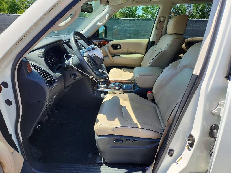 2020 Nissan Armada VIN JN8AY2NF5L9360309 COPART salvage auction — FRONT END, Sc - Cert Of Title-Salvage, sold $7,300 on 2026-07-13 (photo 7)