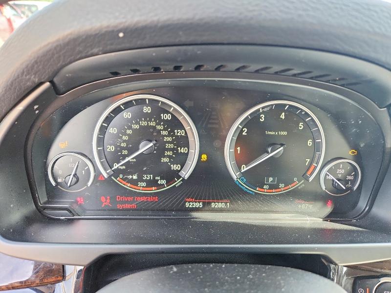 2015 BMW X5 VIN 5UXKR2C58F0H39631 COPART salvage auction — FRONT END, OK - CERT OF TITLE-SALVAGE, sold $1,200 on 2026-07-30 (photo 9)